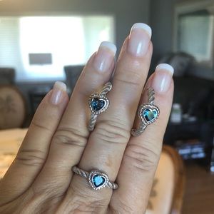 Judith Ripka Ring and Earrings Set